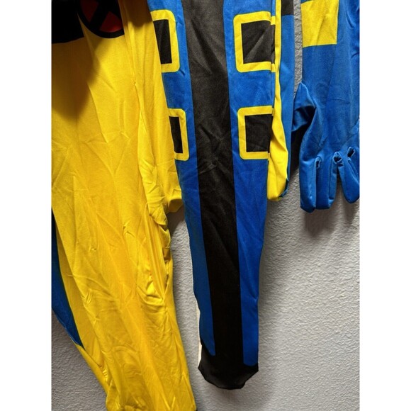 Marvel Wolverine Superhero 2nd Skin Costume Dress Up Adult Large Full Jumpsuit - Picture 5 of 16